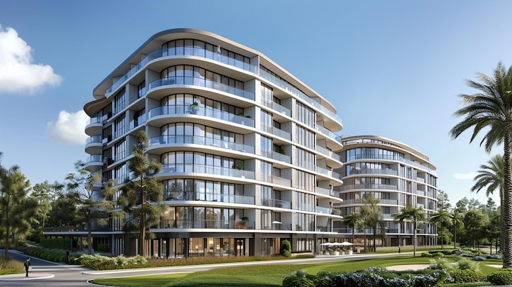 Luxury high-rise residential towers, illustrative image